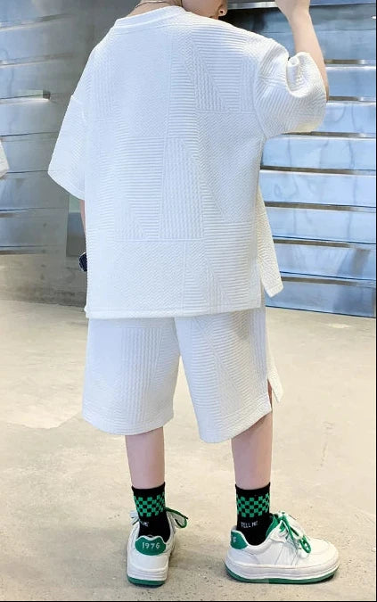 2 PCS  Boys Sweatshirt + Pants Children