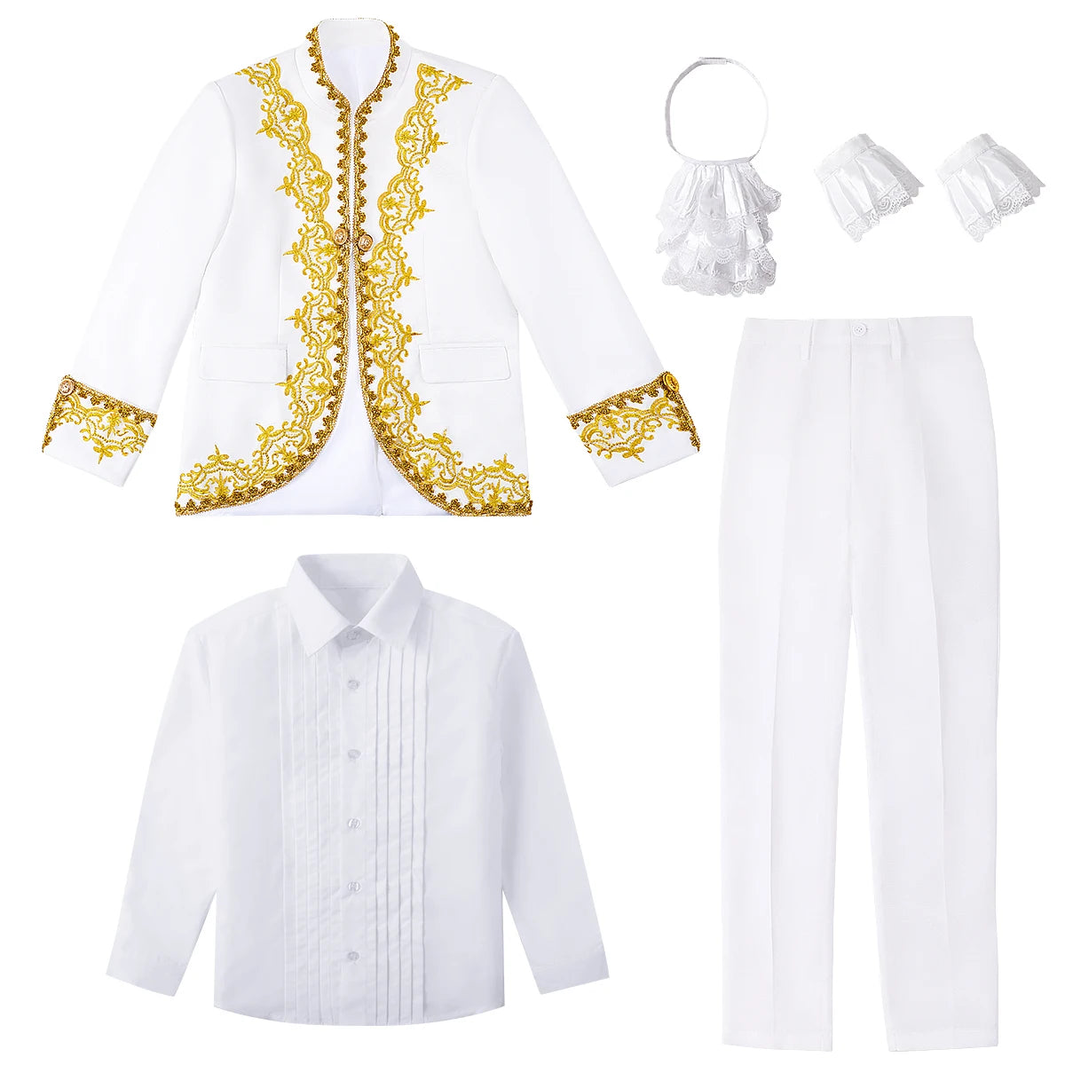 Boys Suit kids Prince Costume Halloween Carnival Outfit Teenager