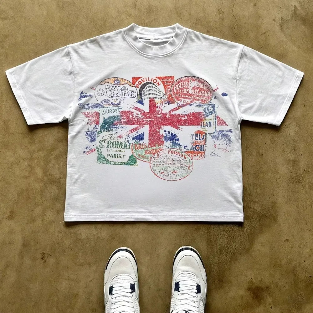 T-shirt with A Fun Graphic  Women. All-season Cotton Streetwear
