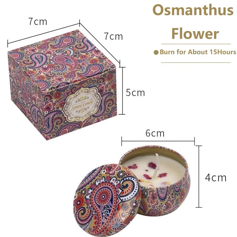 1/4PCS Vintage Scented Candles