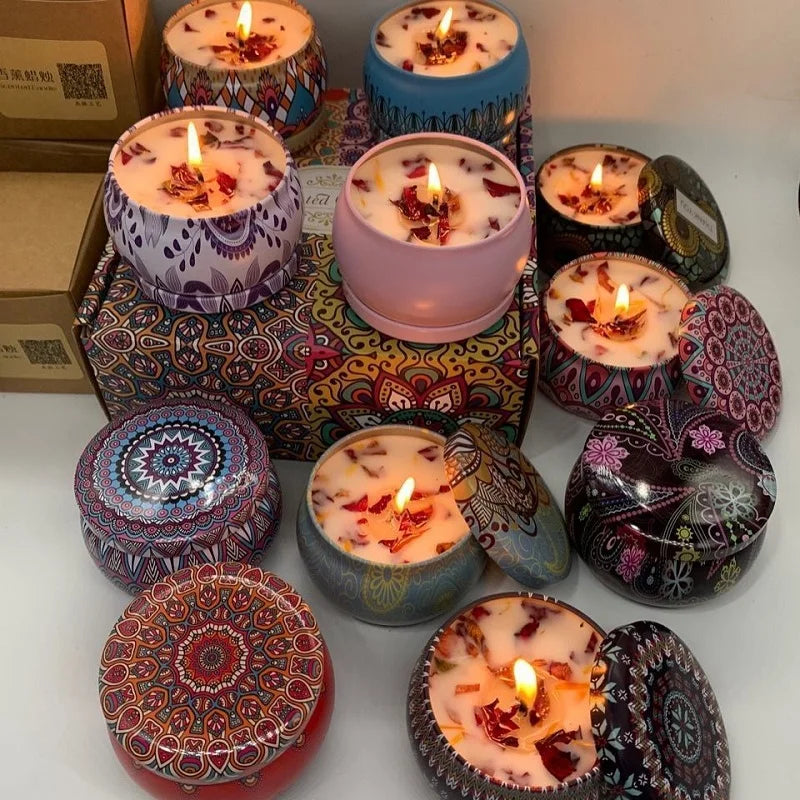 1/4PCS Vintage Scented Candles