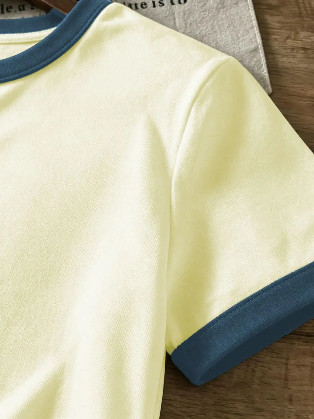 T-Shirt Crew Neck Short Sleeve Loose-Fit Soft Cotton Blend Casual Streetwear
