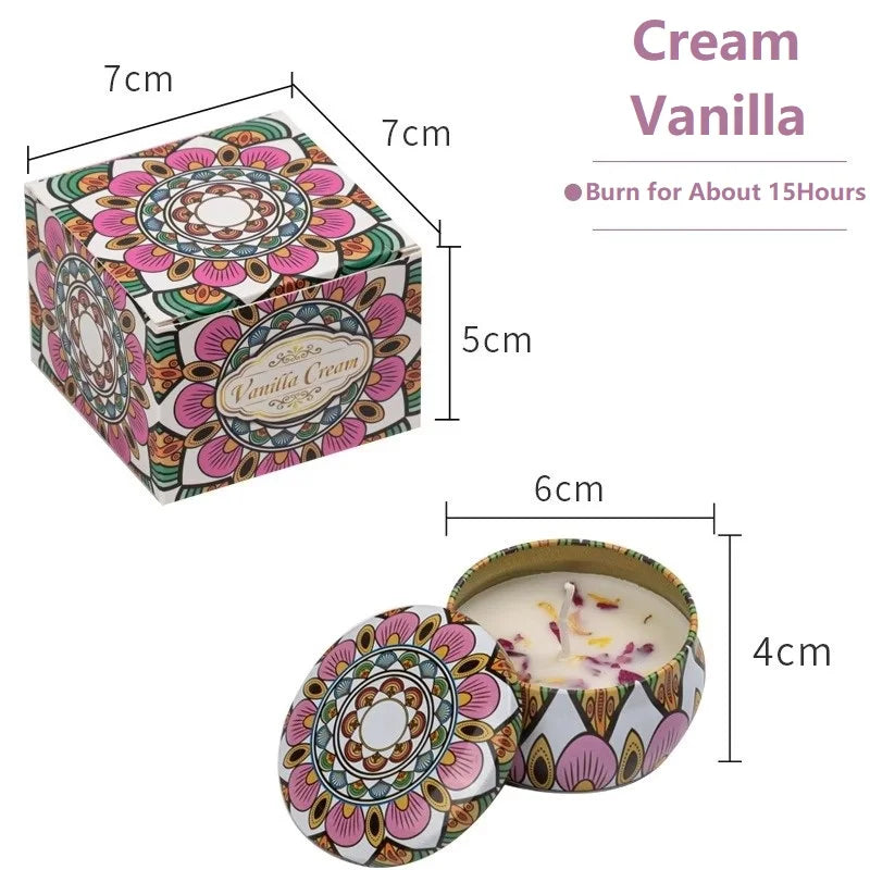 1/4PCS Vintage Scented Candles