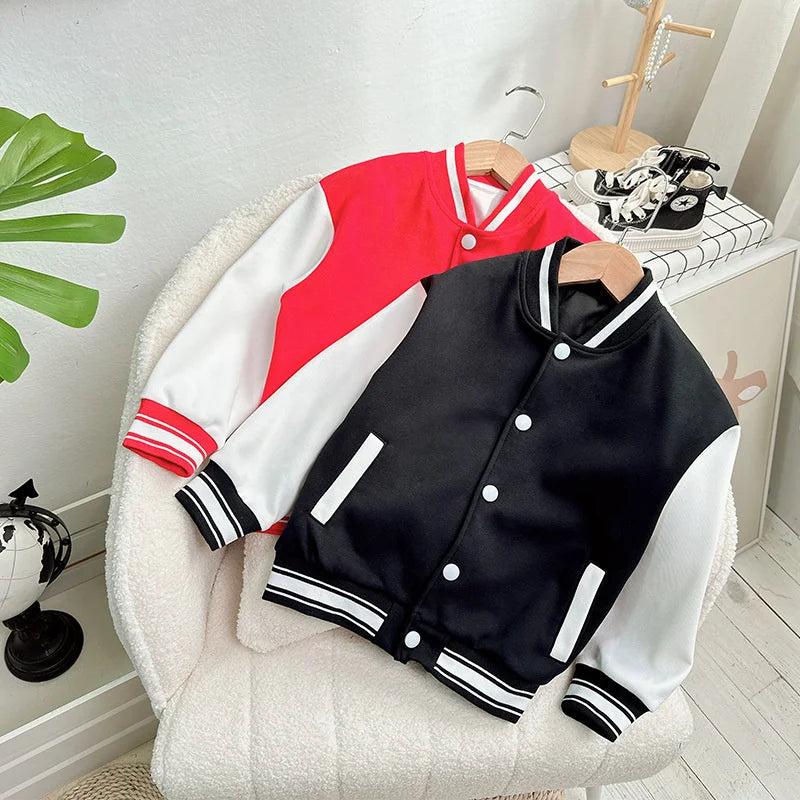 Children's Baseball Jacket Kids Fashion Clothing