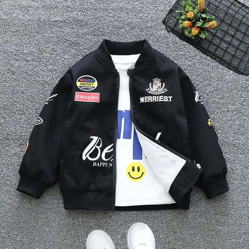 Boys'  New Children's Spring Baseball Jacket
