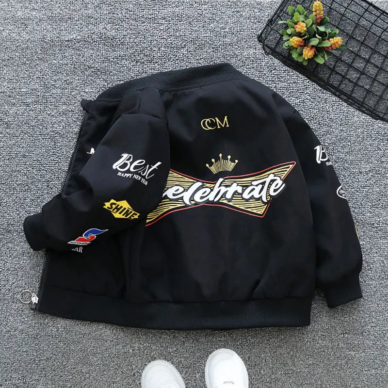 Boys'  New Children's Spring Baseball Jacket
