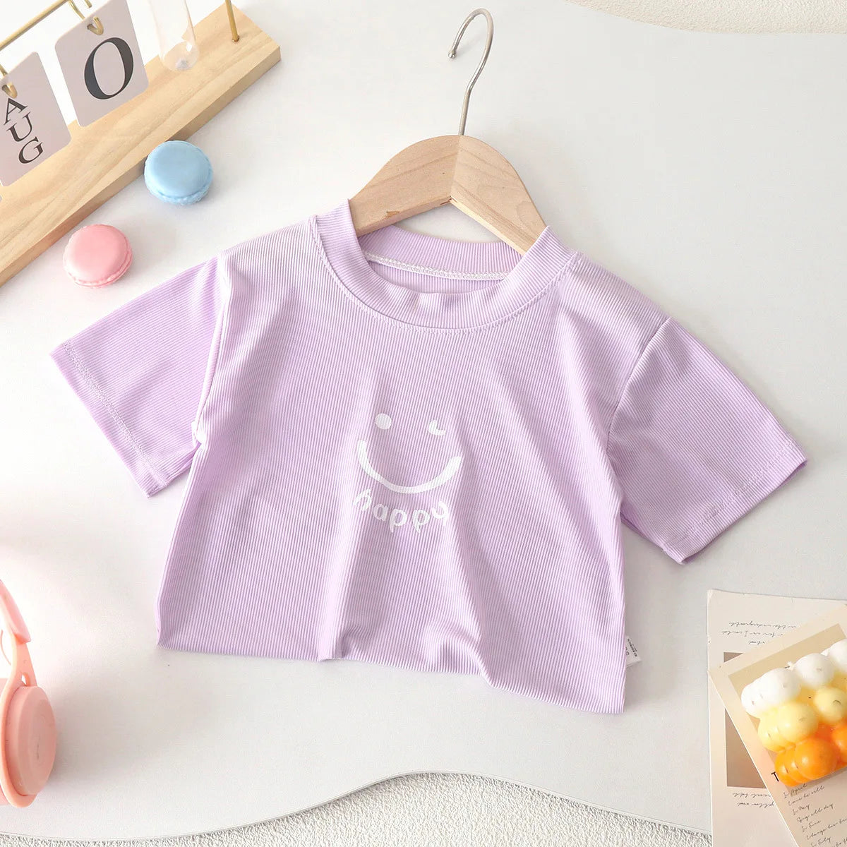 Cute T-shirt  Casual Soft Tops