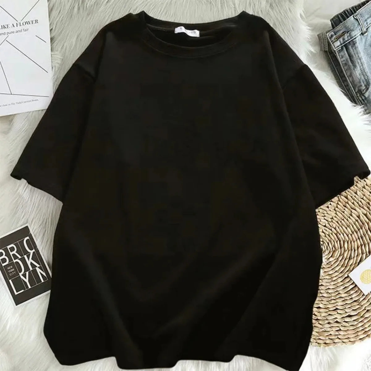 Women's T-shirt Casual Street Clothing Fashionable Letter Print Brooklyn New York