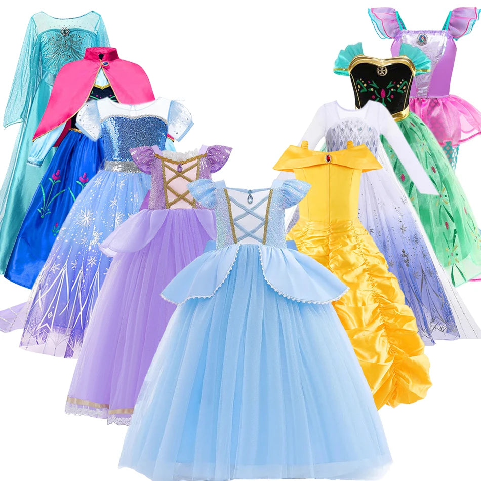 Children Costume Girl Dress Halloween Princess Cosplay