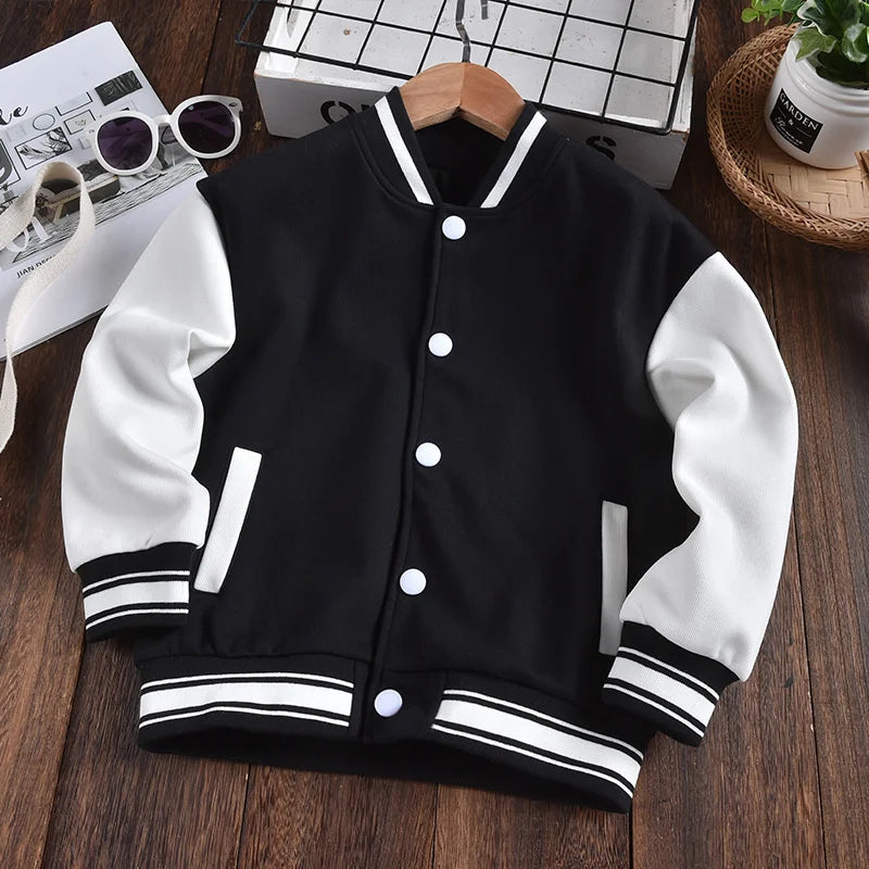 Children's Baseball Jacket Kids Fashion Clothing