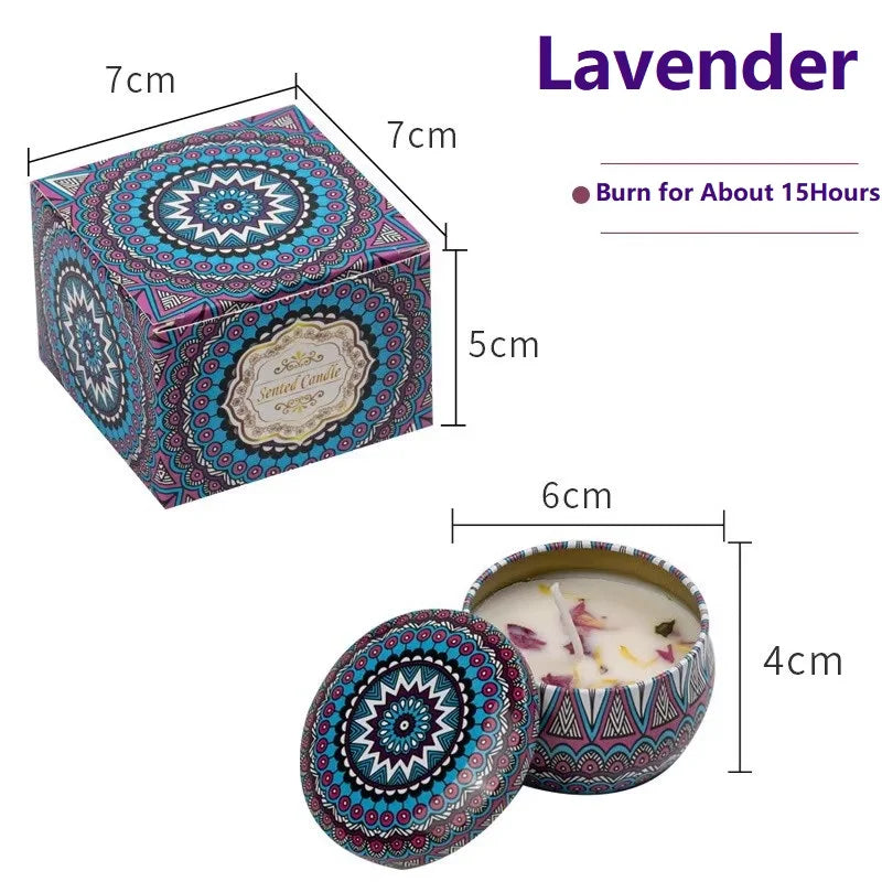 1/4PCS Vintage Scented Candles
