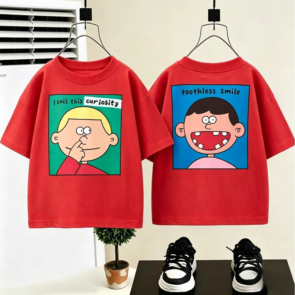 Double Sided Print  T-Shirt Cotton