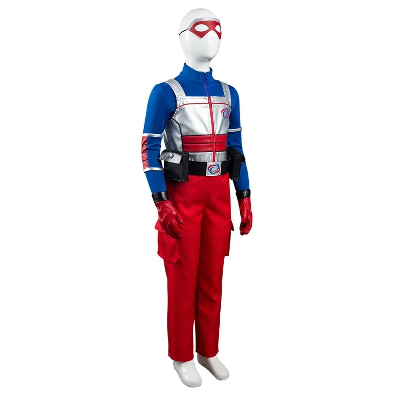 Kids Children Henry Cosplay Costume Cartoon Henry Cosplay Danger Boys Vest Pants Belt Outfits Halloween Carnival Suit