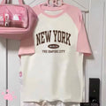 Fashion Brooklyn New York Streetwear T-shirts Women Girl 90s