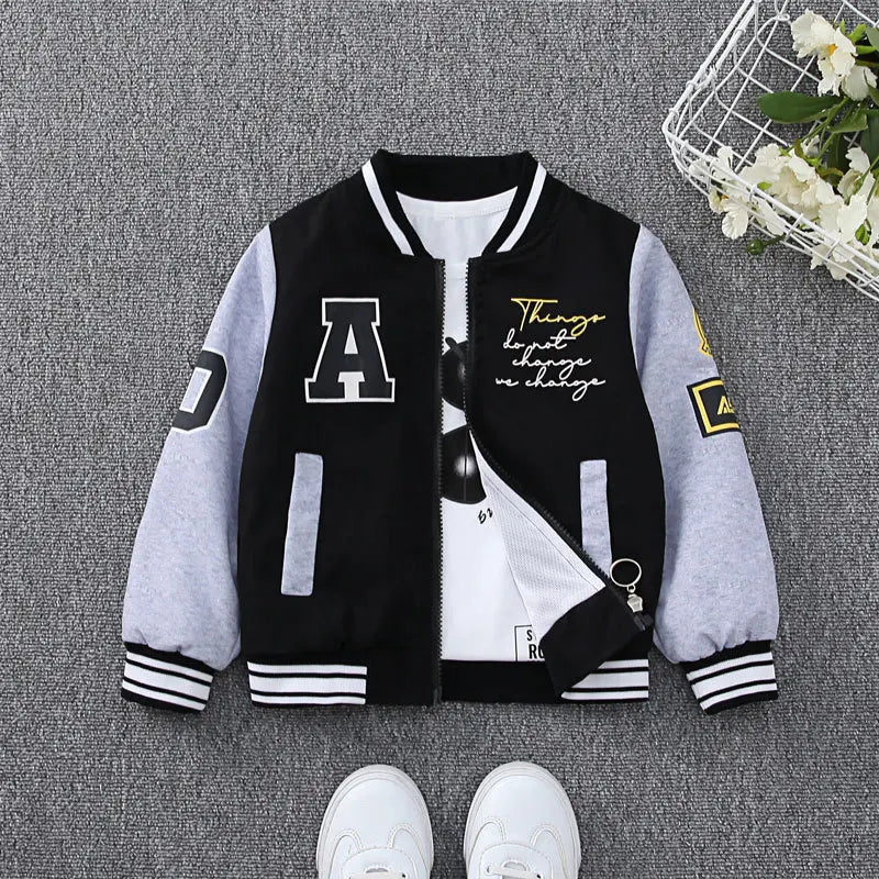 Spring Autumn Children Jacket for Boys