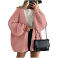 Women's Autumn Winter Knitted Cardigan Sweater Women Jacket Casual Stylish Solid Color Long Sleeve Jackets