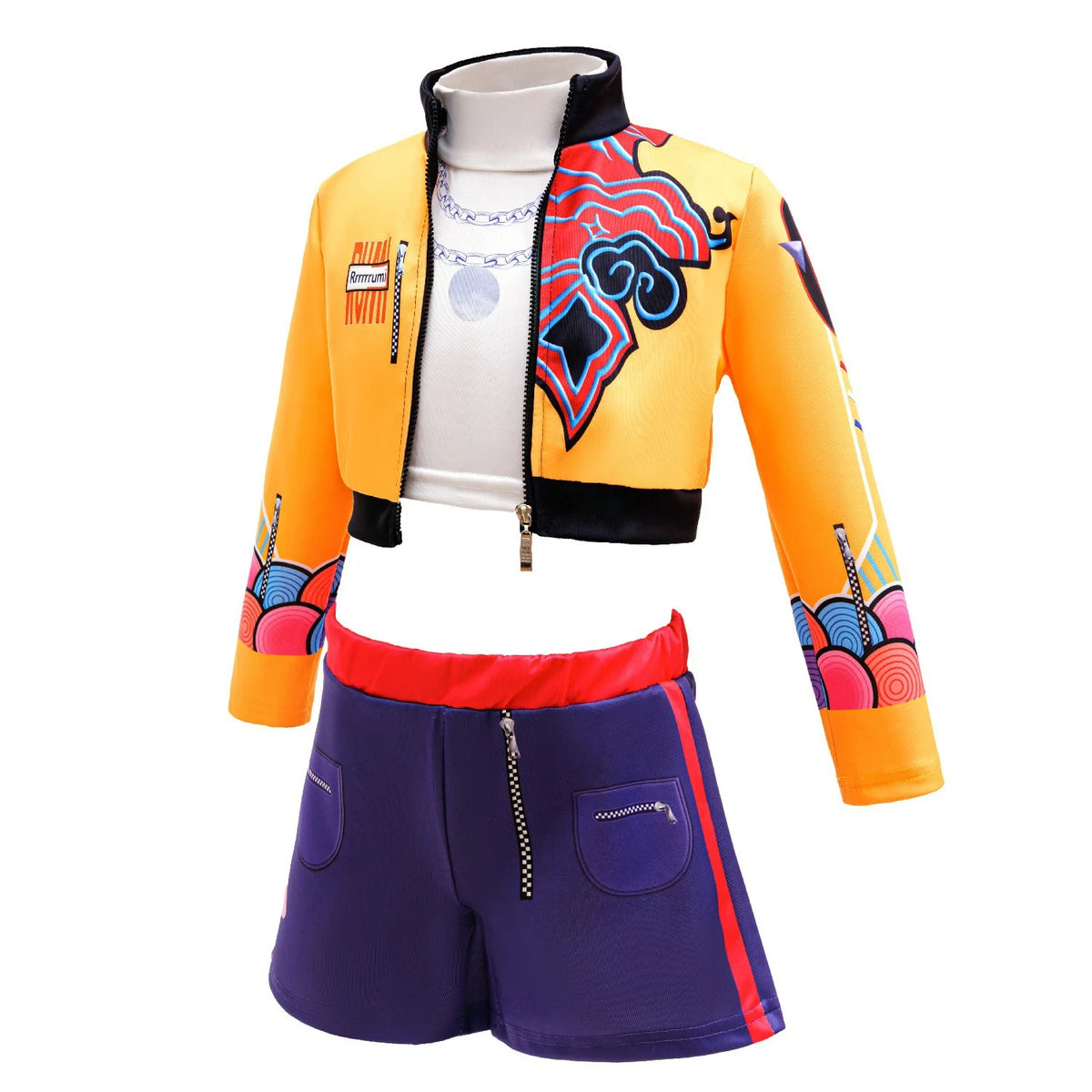 Girls Hip Hop Dance Outfit Set Multi Styles Crop Top Jacket
