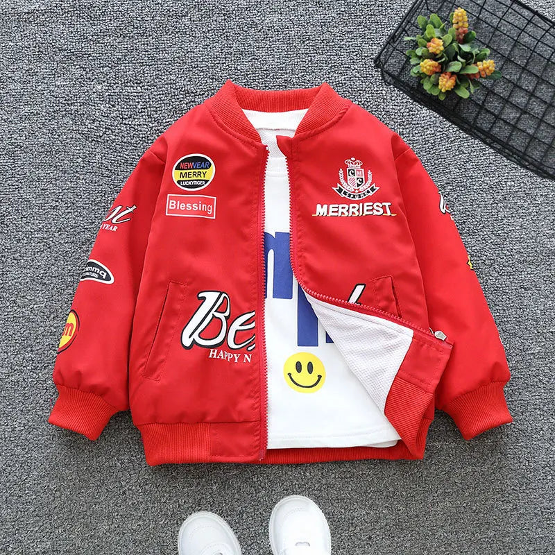 Boys'  New Children's Spring Baseball Jacket