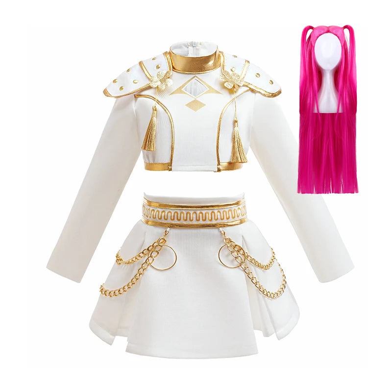 Girls Hip Hop Dance Outfit Set Multi Styles Crop Top Jacket