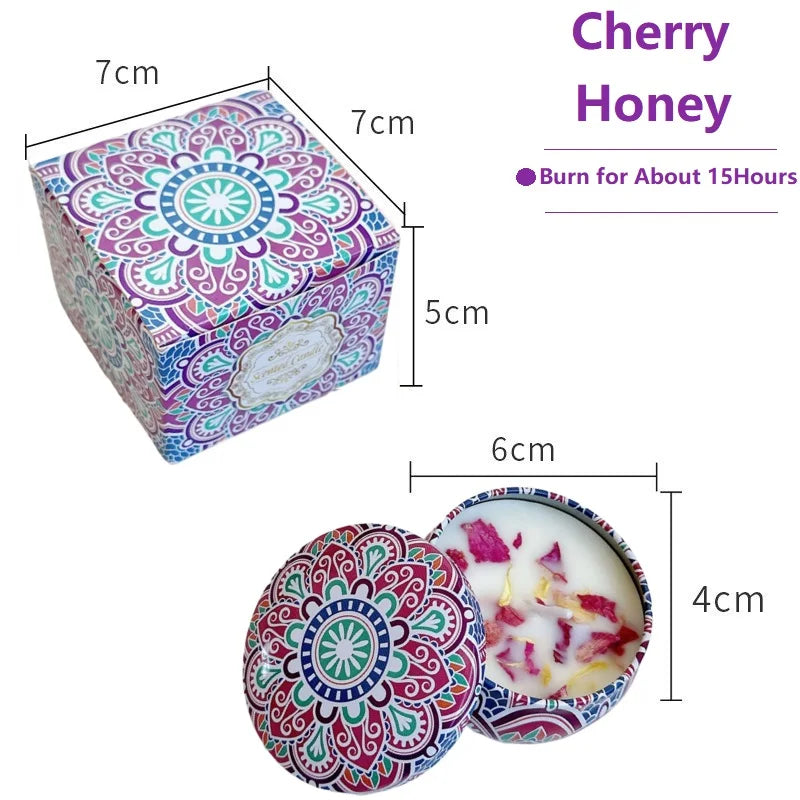 1/4PCS Vintage Scented Candles