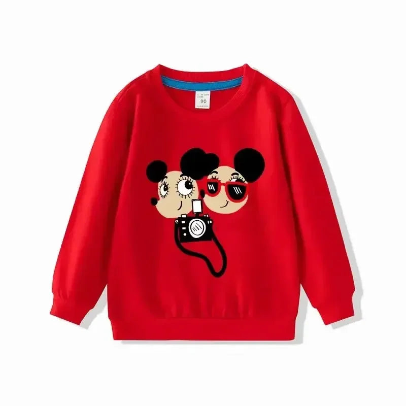 Kids Sweatshirts Long Sleeve Tops for Girls Hoodies