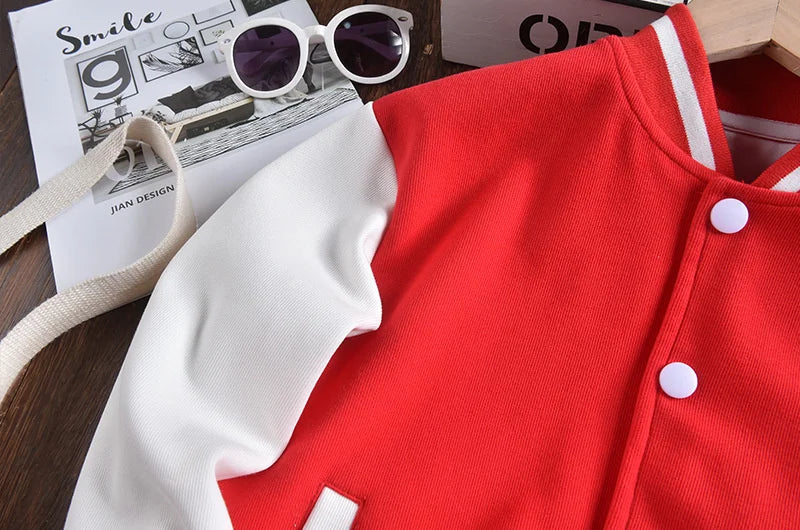 Children's Baseball Jacket Kids Fashion Clothing