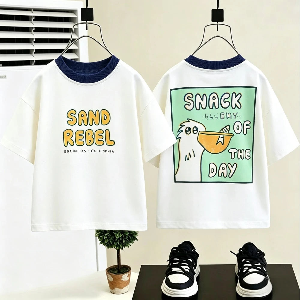 Double Sided Print  T-Shirt Cotton