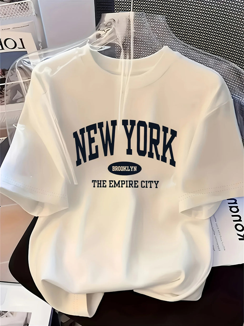 Women’s Casual Crew Neck T-Shirt Retro New York