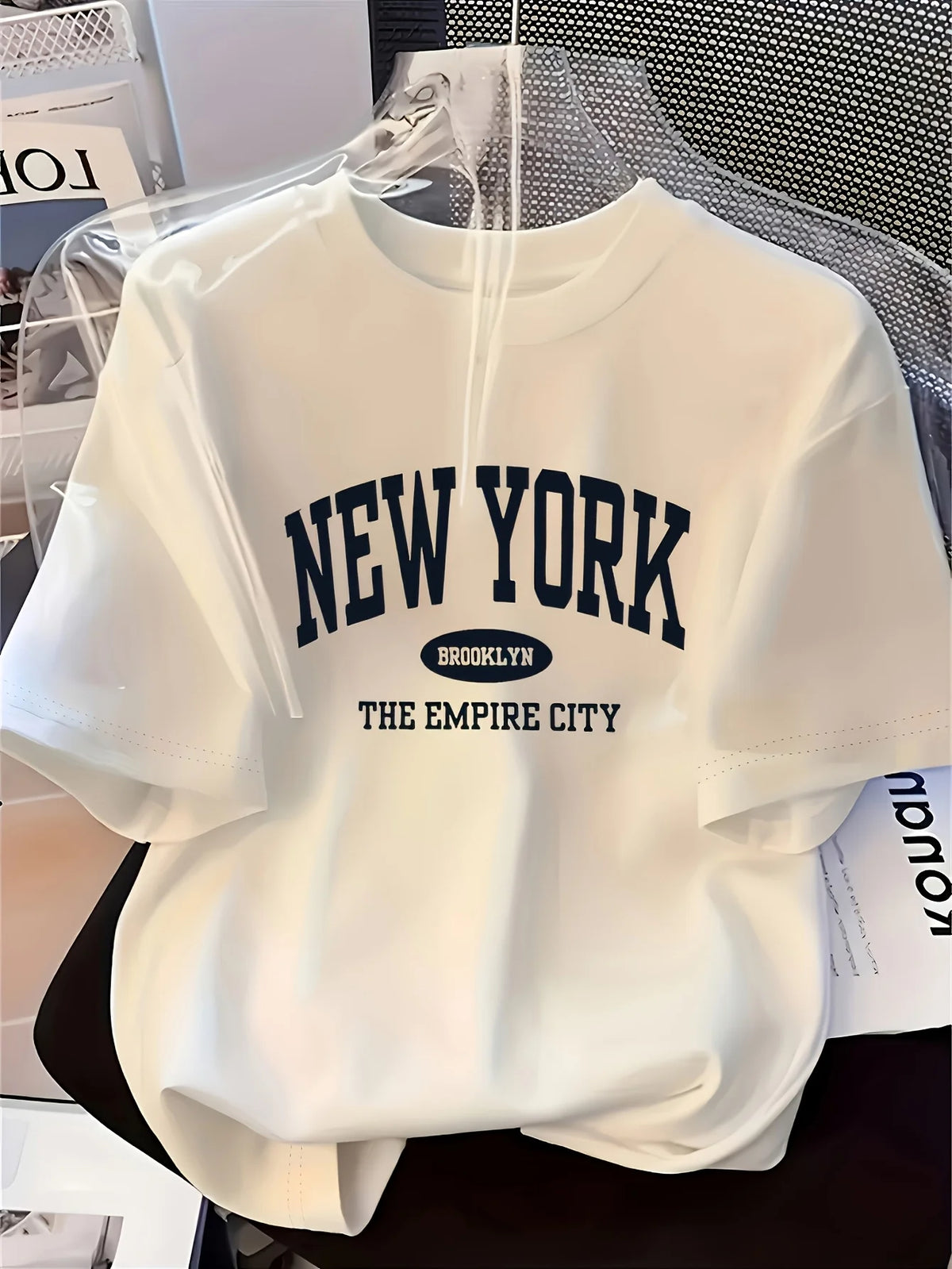 Women’s Casual Crew Neck T-Shirt Retro New York