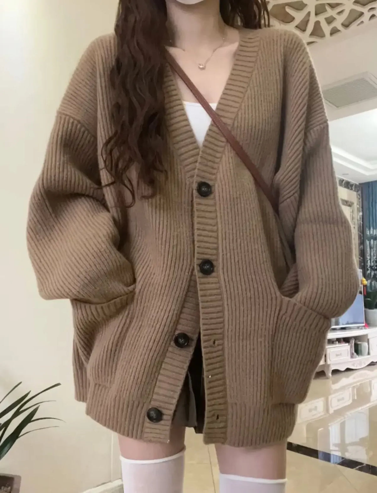 Autumn Winter Women Cardigan Sweater Coats Fashion Female