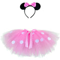 Girls Pink Cartoon Tutu Skirts  Ballet Tulle