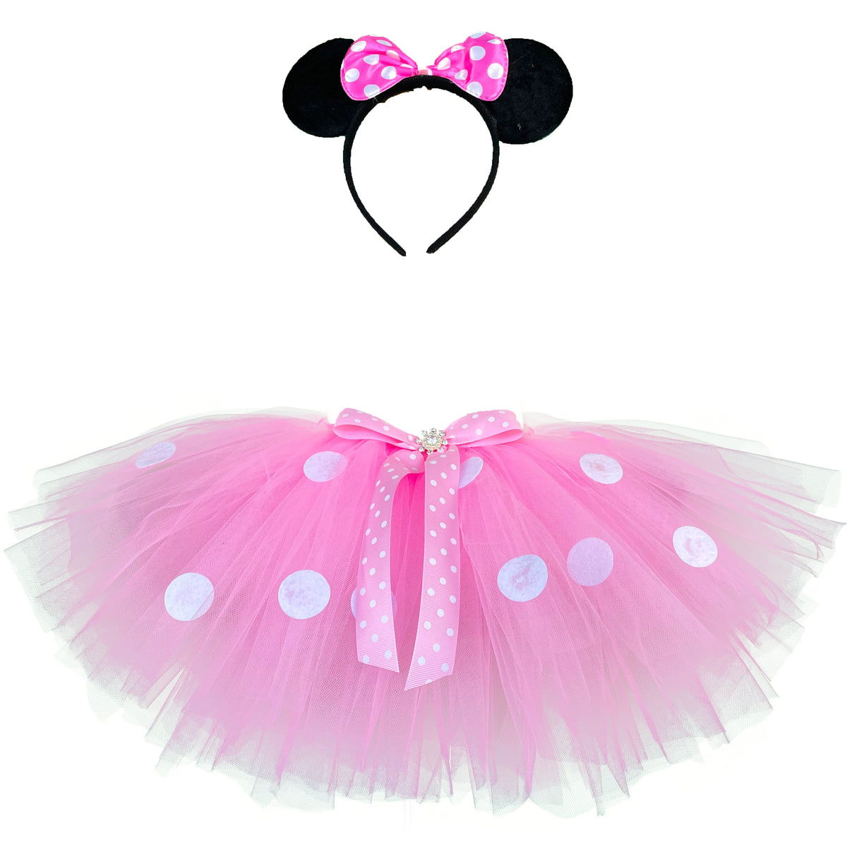 Girls Pink Cartoon Tutu Skirts  Ballet Tulle