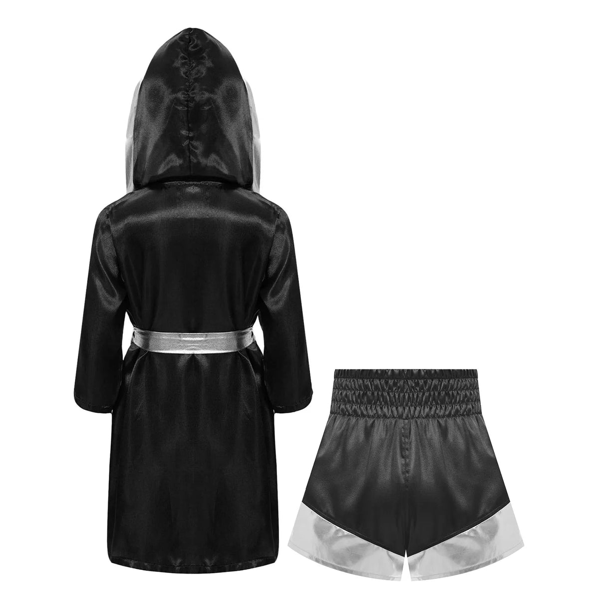 Kids Boys Boxing Costume Halloween Boxers Cosplay Costume 2 Piece Boxing Robe And Muay Thai