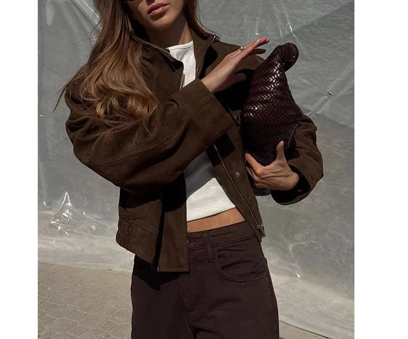 Women's Autumn JacketsNew Fashion Big Pocket Elegant