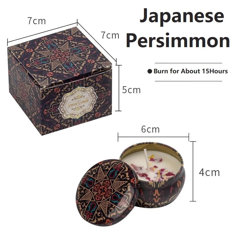 1/4PCS Vintage Scented Candles