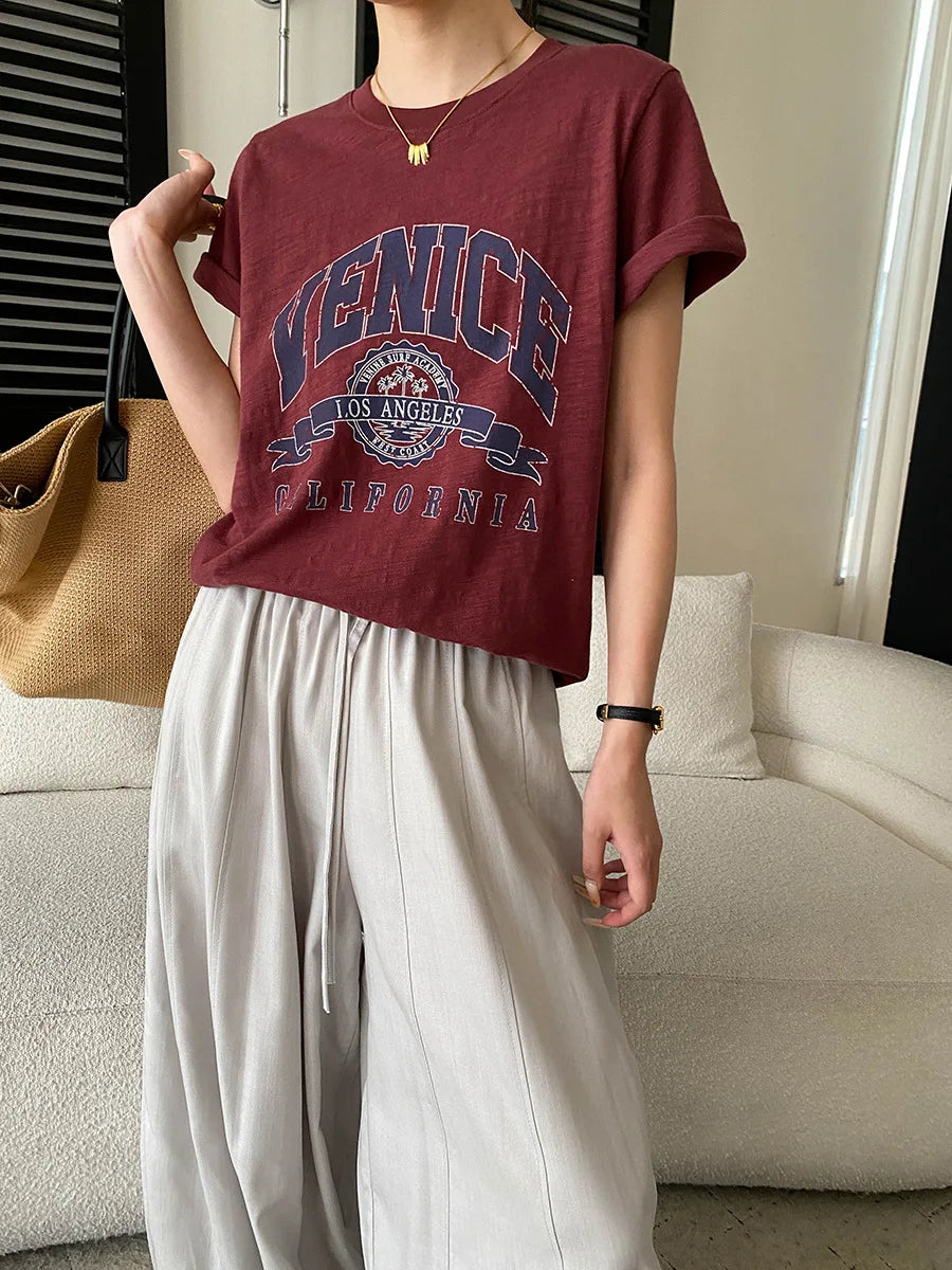 Summer women's casual American retro vintage