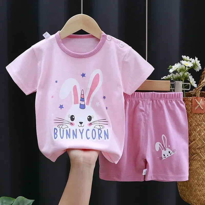 T-shirt Little Girls 2 PCS