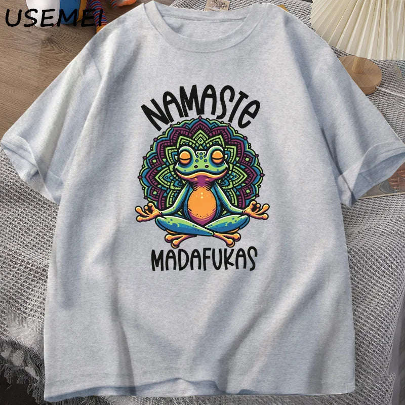 T Shirt Frog Self Care Funny Yoga