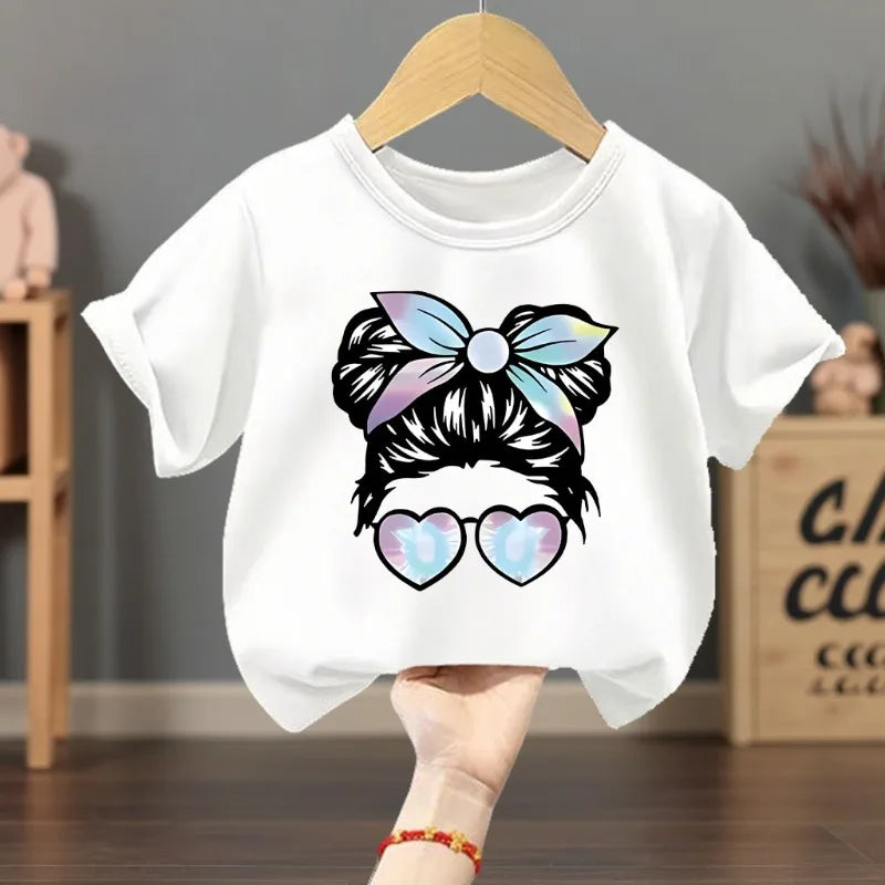 Girls Casual T Shirts Fashion Printed