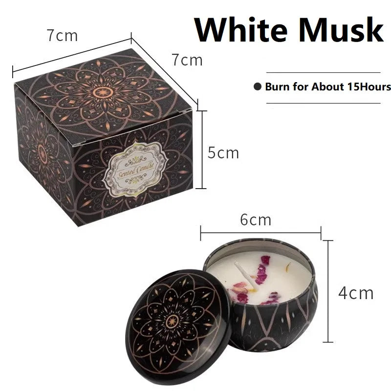 1/4PCS Vintage Scented Candles