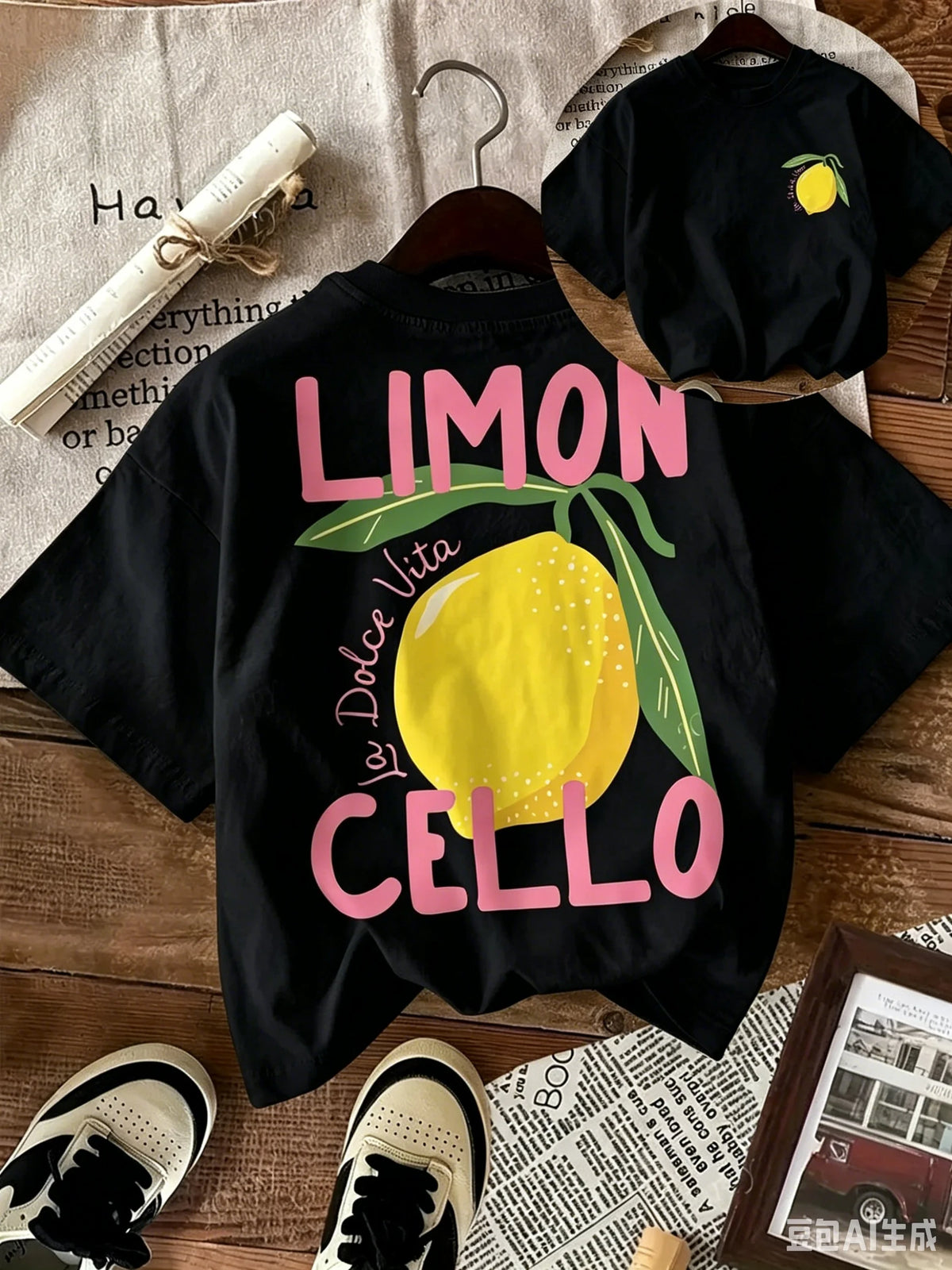 Cotton T-Shirt for Kids, Daily Casual Style
