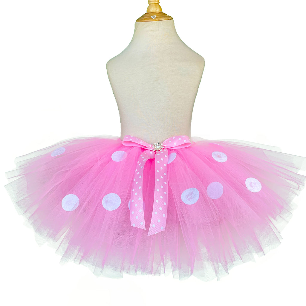 Girls Pink Cartoon Tutu Skirts  Ballet Tulle
