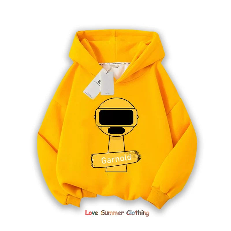 Sprunki Thick Hoodie Sweatshirt Boys