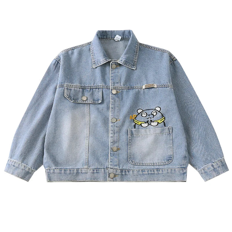 Kids Denim Jacket Boys Jeans
