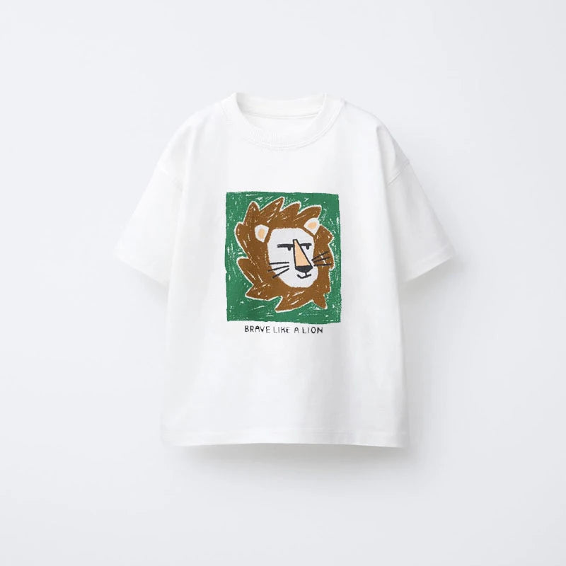 Animal Pattern Boys Clothes T-shirt