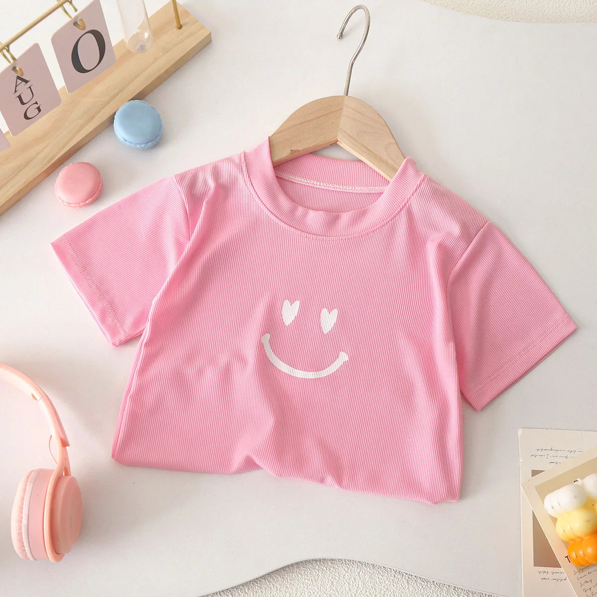 Cute T-shirt  Casual Soft Tops
