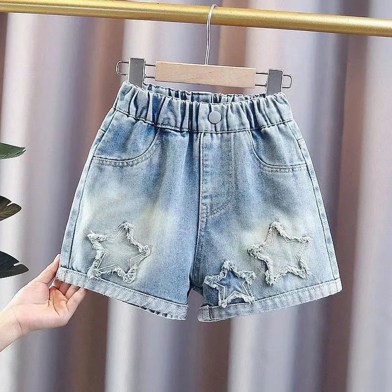 Shorts Jeans Fashion Embroidery Loose Short Denim Pants