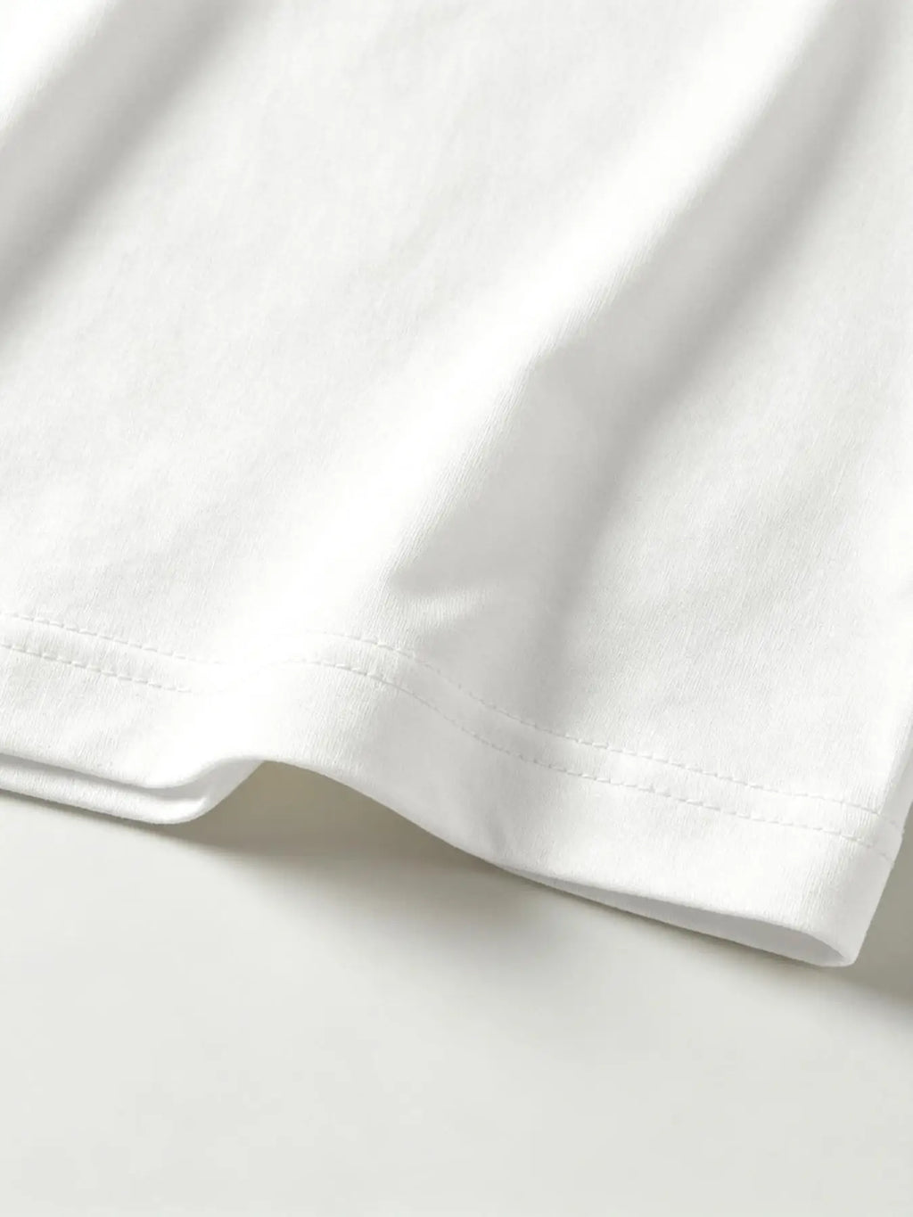 T-Shirt Crew Neck Short Sleeve Loose-Fit Soft Cotton Blend Casual Streetwear