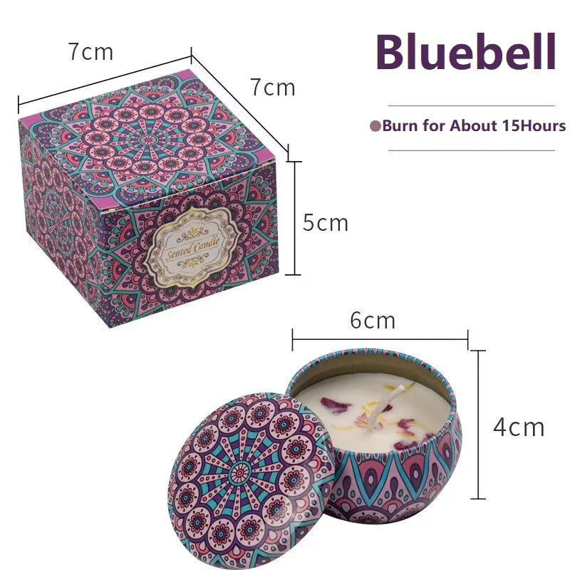 1/4PCS Vintage Scented Candles