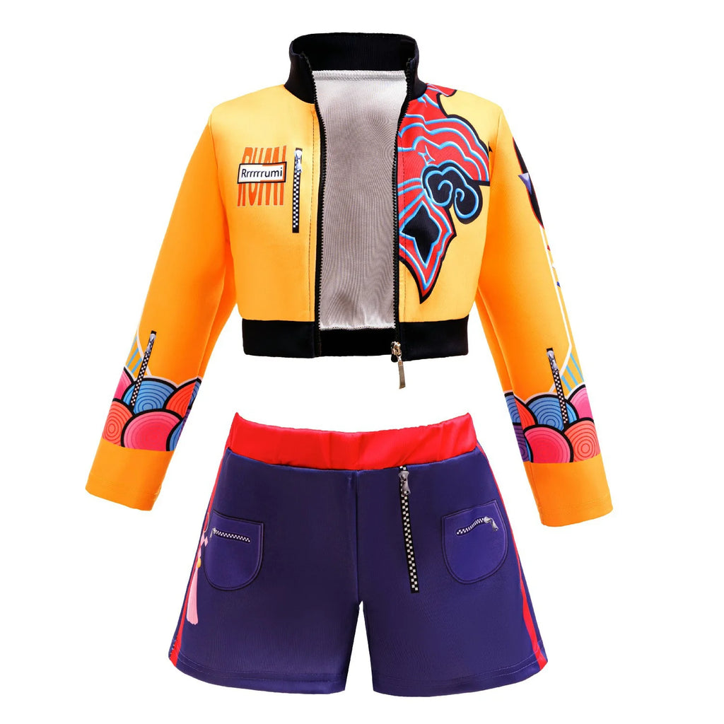 Girls Hip Hop Dance Outfit Set Multi Styles Crop Top Jacket